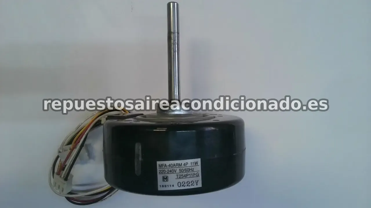 MOTOR VENTILADOR UNIDAD INTERIOR MFA-40ARM T254P11FG / 0222Y / 169114