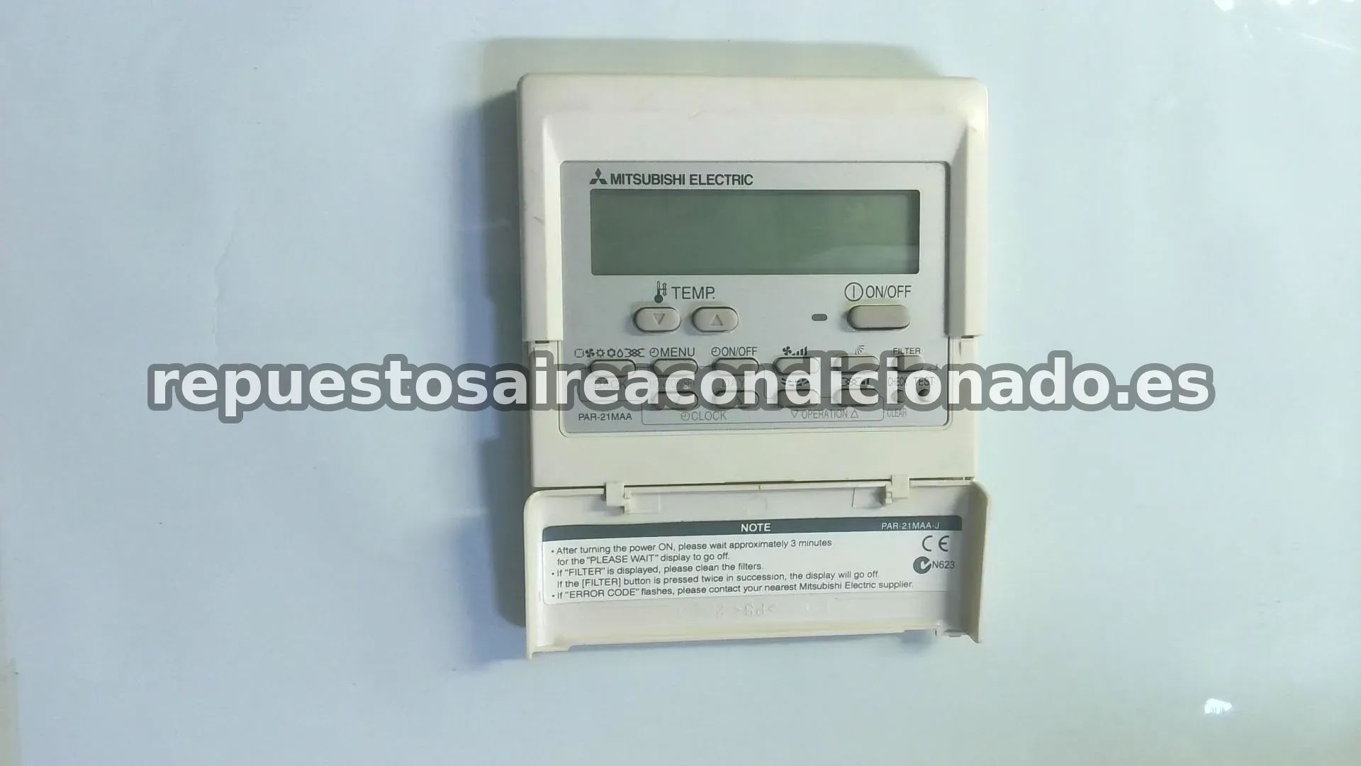 Mando De Pared / Termostato MITSUBISHI ELECTRIC MITSUBISHI ELECTRIC / PAR-40MAA / MODEL CODE 71BS11