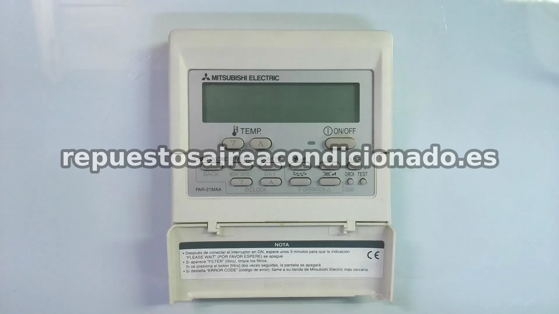Mando de pared - termostato MITSUBISHI MITSUBISHI / SUZ-KA50VA / SEZ-KD50VA / (G)B010128 / PAR-21MAA