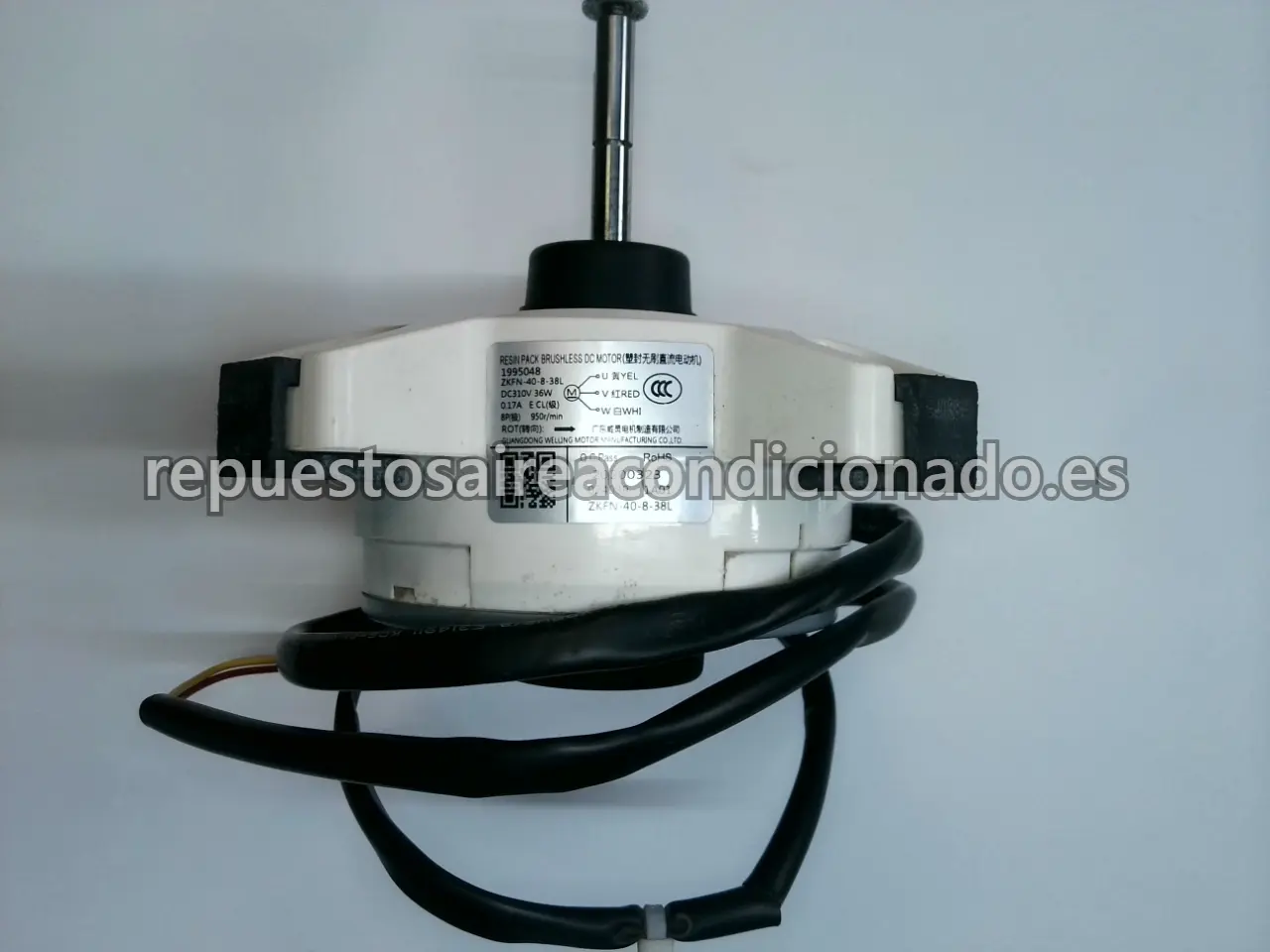 MOTOR 1995048 / ZKFN-40-8-38L / 20200323 / 024039 1A01 HISENSE