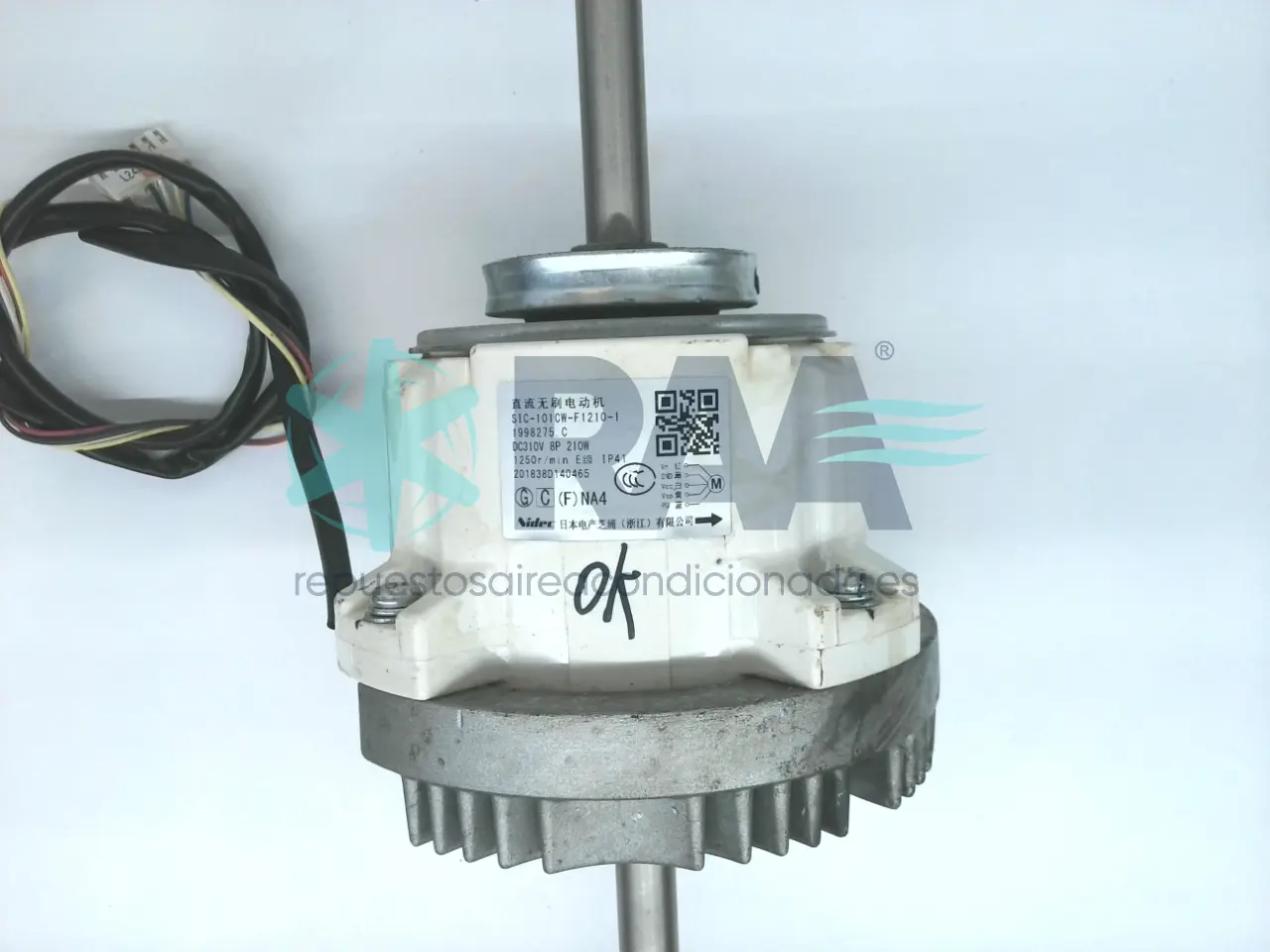 MOTOR DE VENTILADOR SIC-101CW-F1210-1 FUJITSU