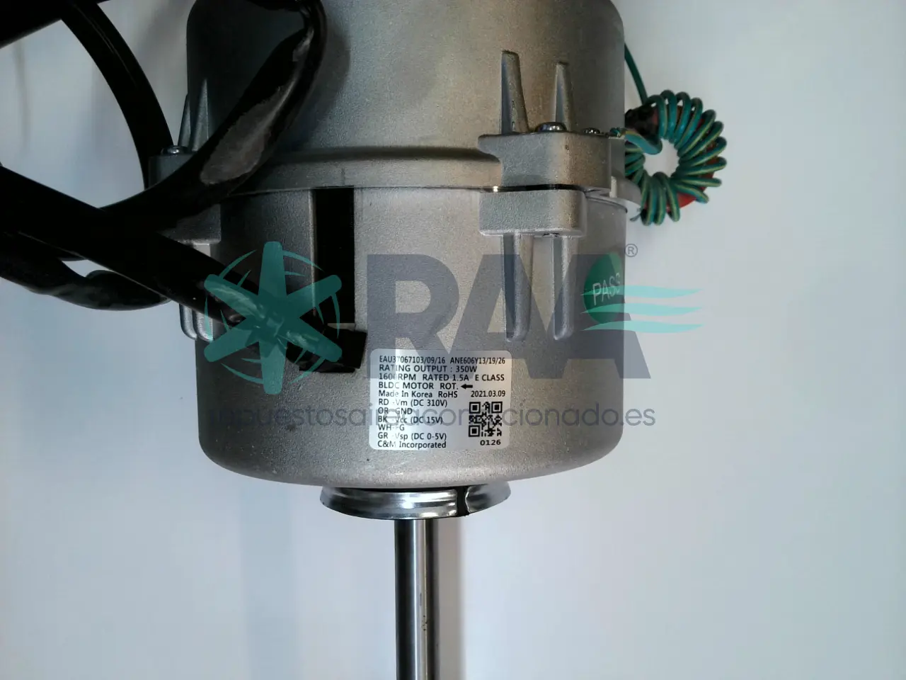 MOTOR LG EAU37067103/06/16 / ANE606Y13/19/26 EAU37067103/09/16